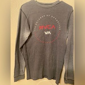 Medium Grey Vintage RVCA Long Sleeve